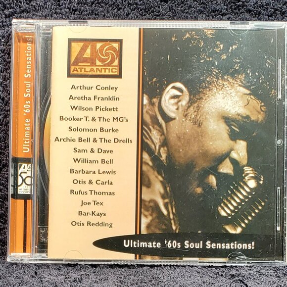 VINTAGE ULTIMATE 60'S SOUL SENSATIONS...COMPACT DISC...14 ATLANTIC RECORD HITS - Picture 1 of 2